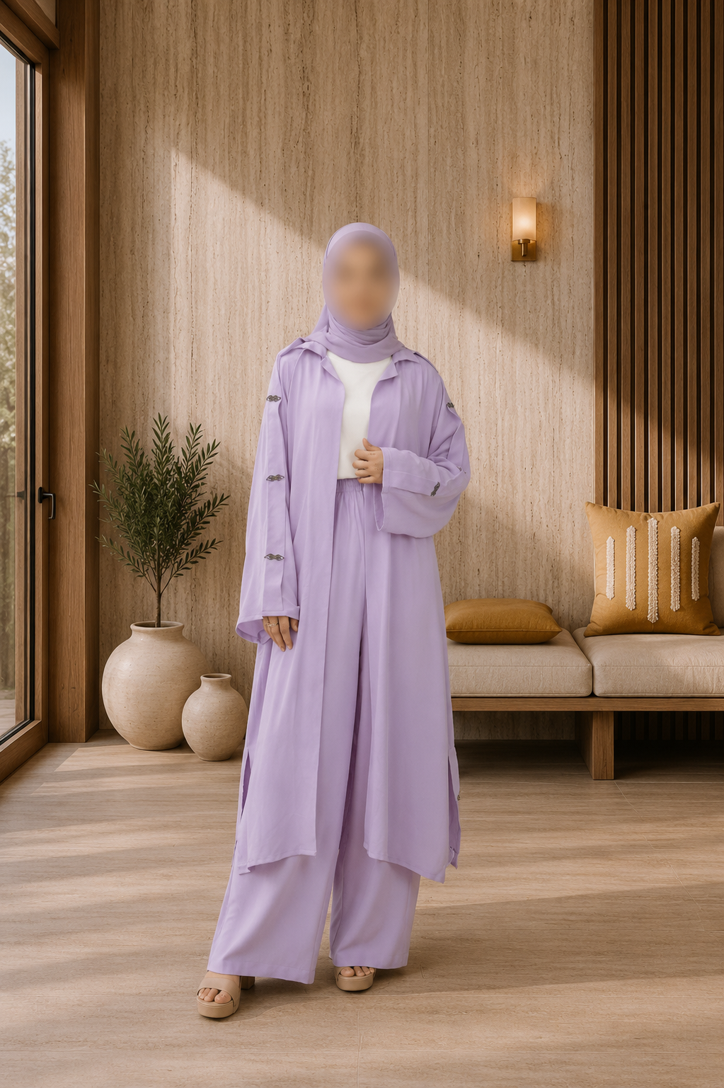 A2-LC002 - Cord Set (Lavender)