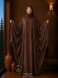 A3-LC009 - Nida Butterfly Abaya (Brown)