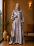 A5-LC006 - Lava Silk Upper Inner Abaya (Dusty Lilac)