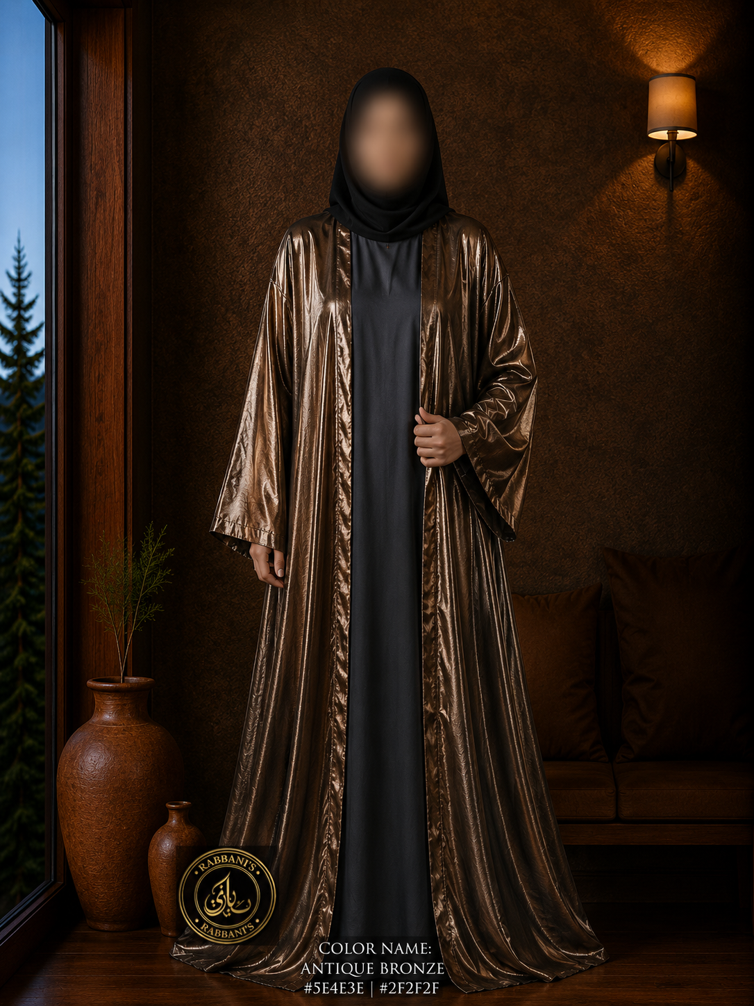 A6-LC010 - Silk Shrugs (Antique Bronze)