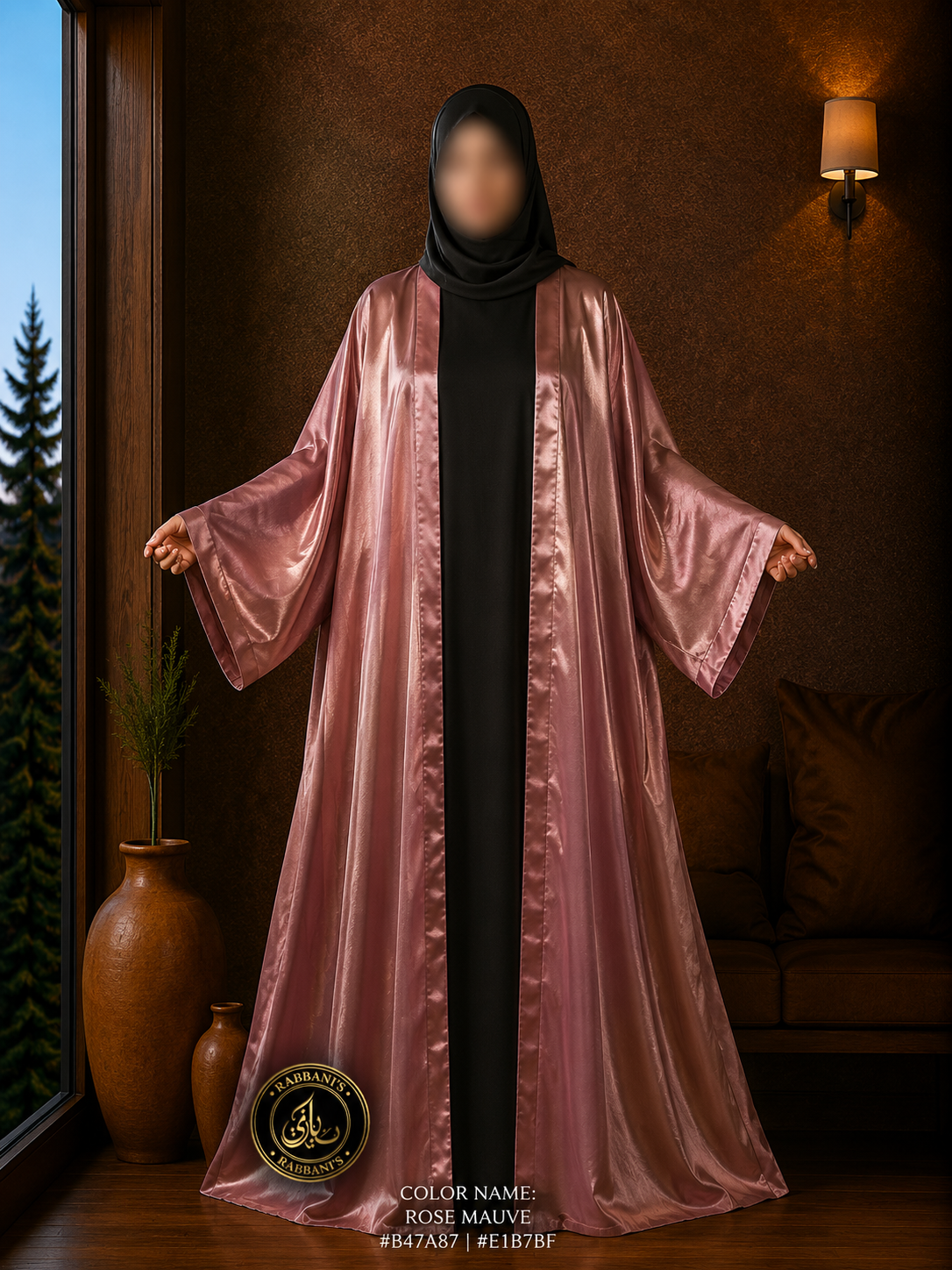 A6-LC010 - Silk Shrugs (Mauve Rose)