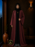 A6-LC011- Printed Shrugs (Maroon)