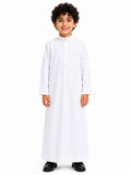 T5-018 Kids Plain White Saudi Thobes