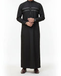 T1-003 Premium Black Designer Thobes