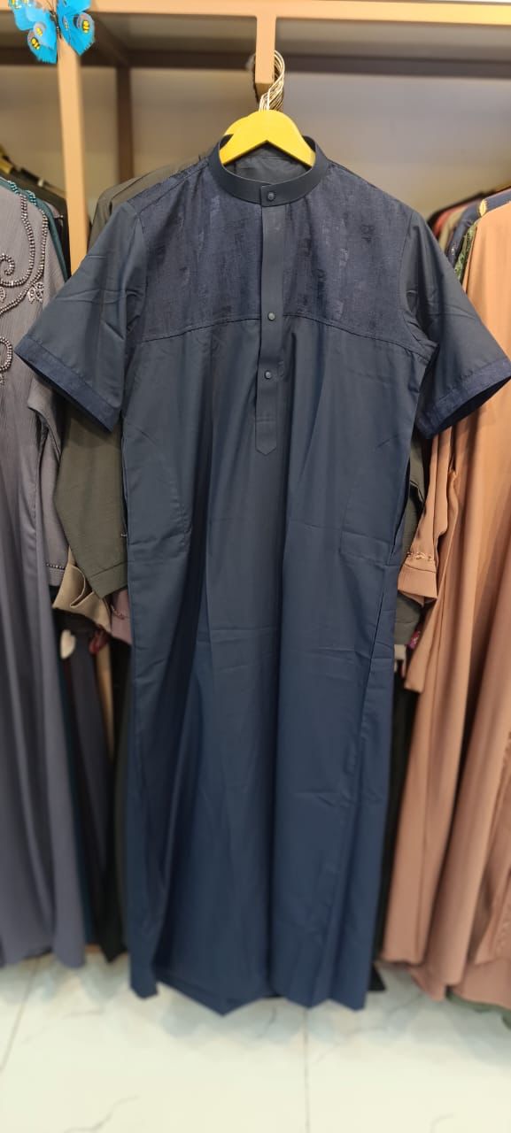 T1-004 Navy Blue Designer Thobe