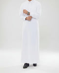 T1-012 Plain White Saudi Thobe